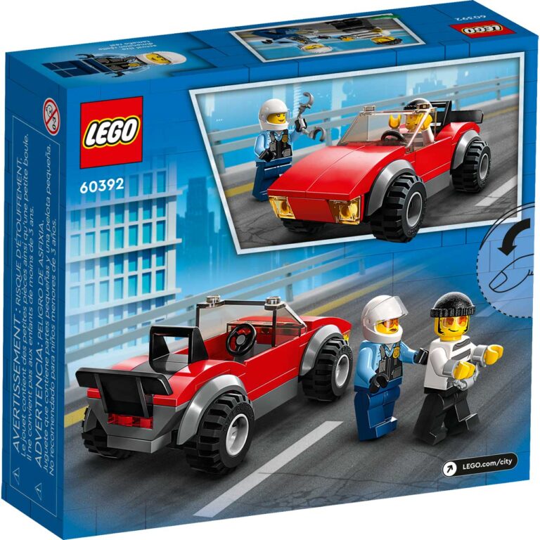 LEGO 60392 City Achtervolging auto op politiemotor - LEGO 60392 alt5