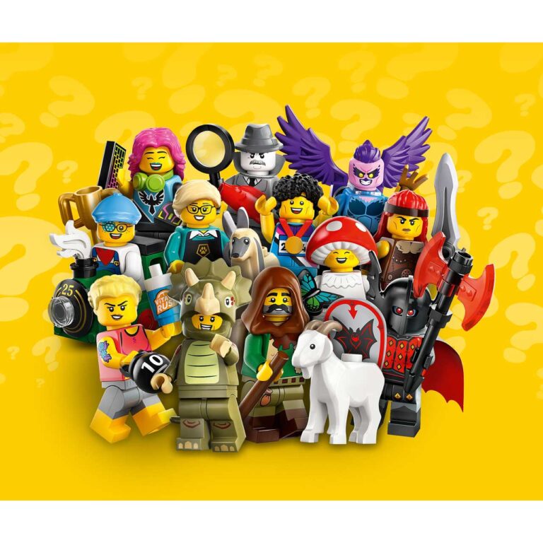 LEGO 71045 - Serie 25 minifiguren volledige serie van 12 - LEGO 71045 WEB SEC02