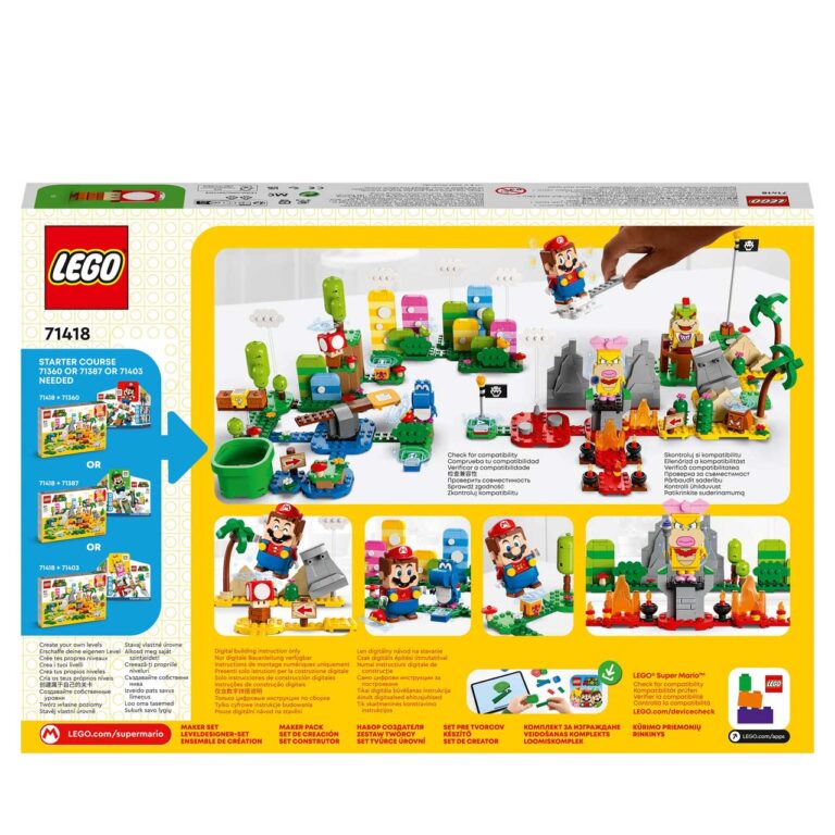 LEGO 71418 Super Mario Makersset: Creatieve gereedschapskist - LEGO 71418 L45 10