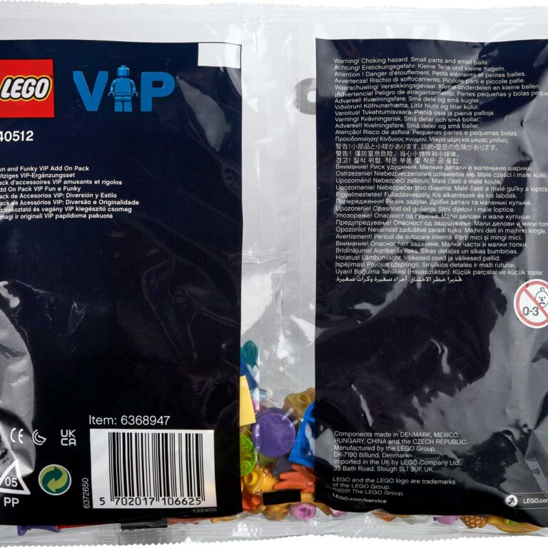 LEGO 40512 VIP Leuk en grappig VIP-uitbreidingspakket polybag - LEGO 40512 alt2