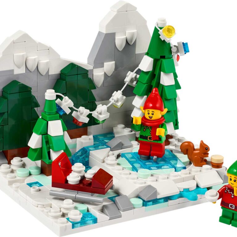 LEGO 40564 Promotional Wintertafereel met elfen - LEGO 40564