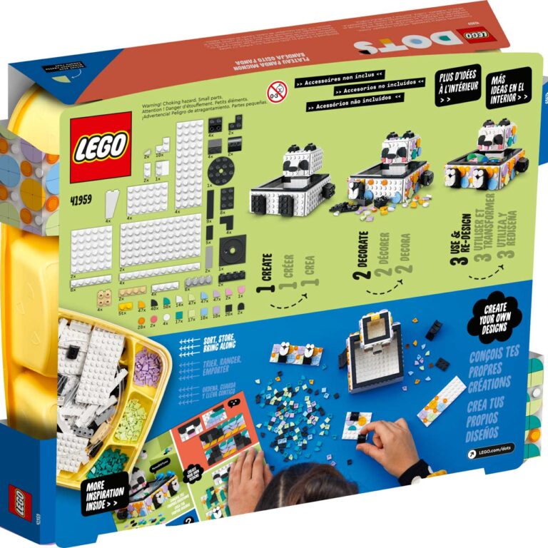 LEGO 41959 Dots Schattig panda bakje - LEGO 41959 alt6