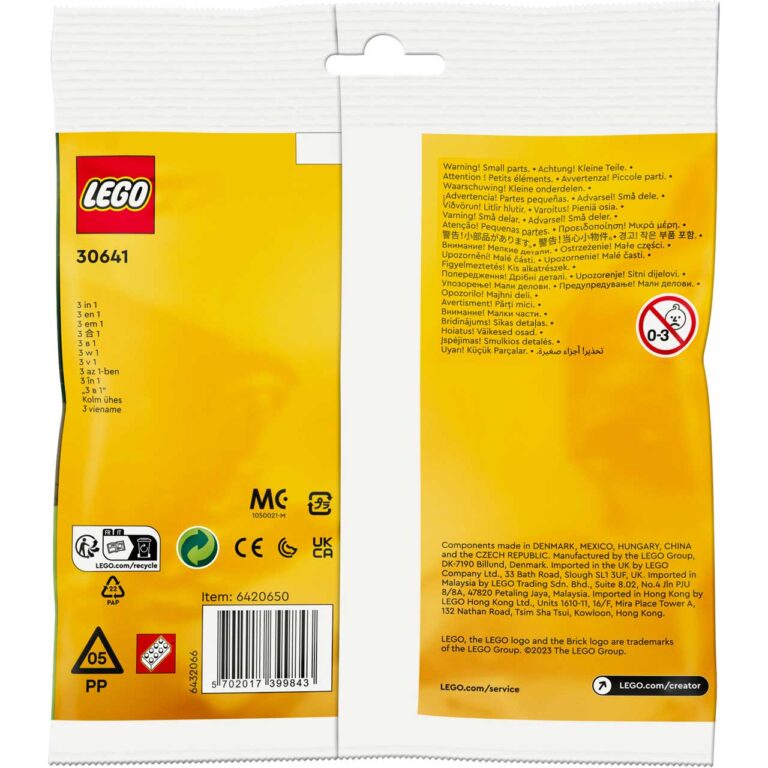 LEGO 30641 Creator 3-in-1 De Pandabeer - LEGO 30641 INT 2