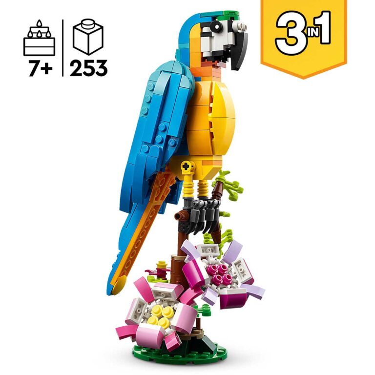 LEGO 31136 Creator Exotische papegaai - LEGO 31136 L25 4