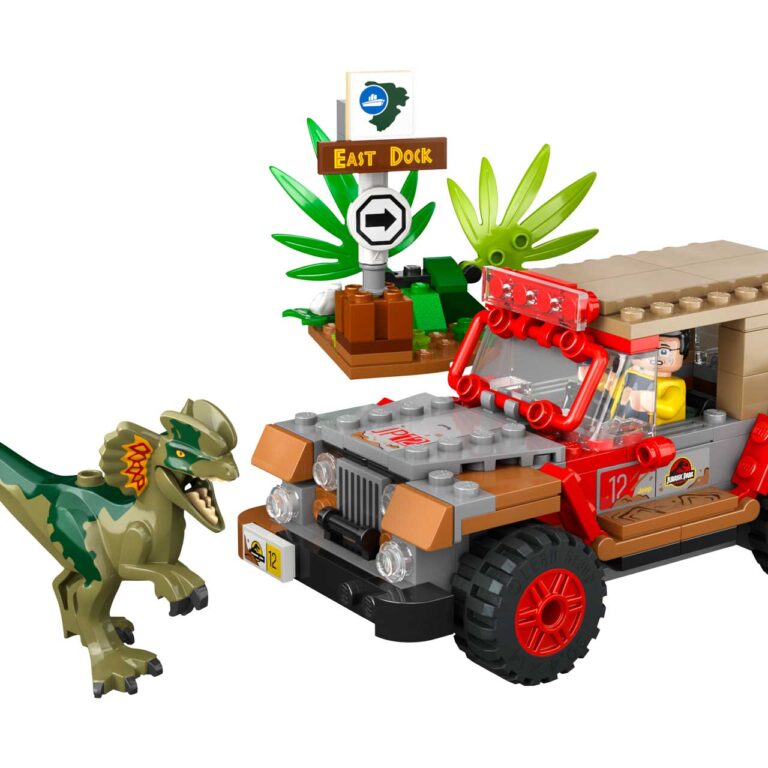 LEGO 76958 Jurassic Park Dilophosaurus hinderlaag​ - LEGO 76958
