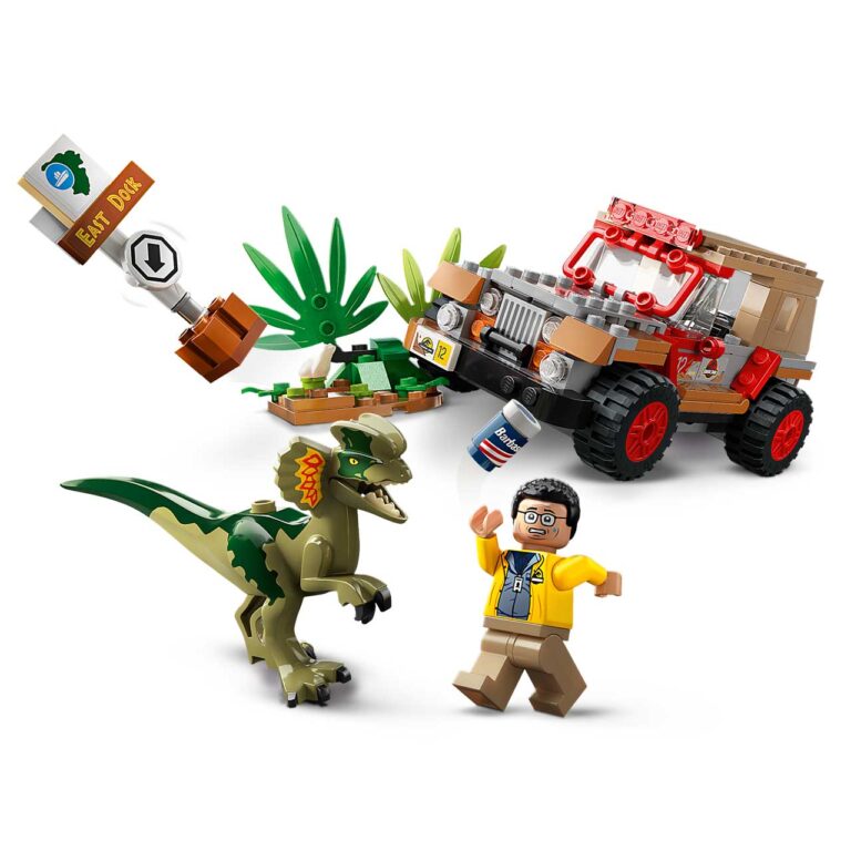 LEGO 76958 Jurassic Park Dilophosaurus hinderlaag​ - LEGO 76958 alt2
