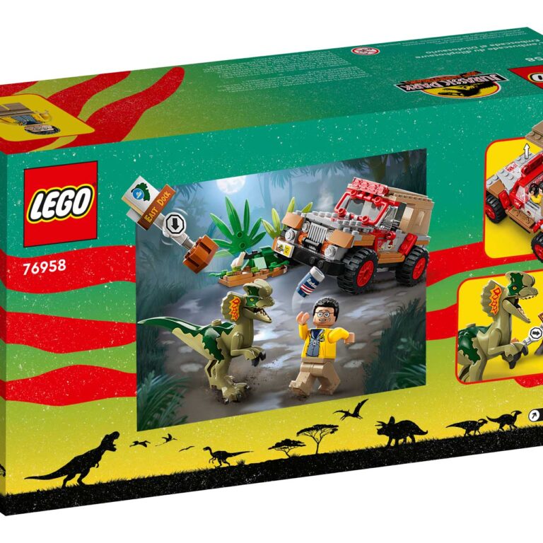 LEGO 76958 Jurassic Park Dilophosaurus hinderlaag​ - LEGO 76958 alt5