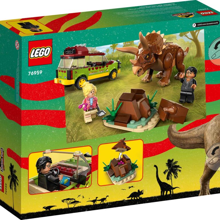 LEGO 76959 Jurassic Park Triceratops onderzoek - LEGO 76959 alt5