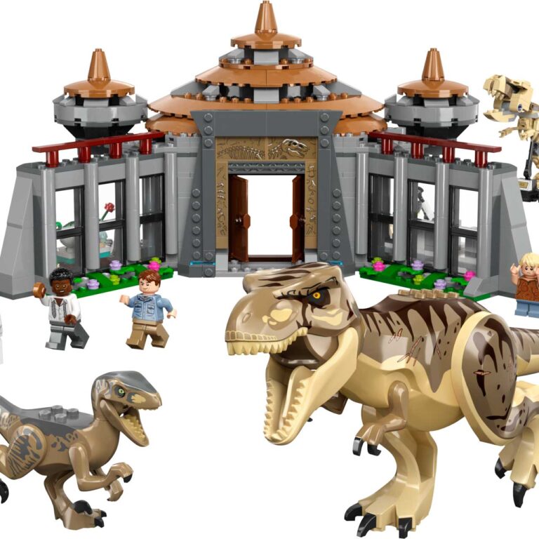LEGO 76961 Jurassic Park Bezoekerscentrum: T. rex & raptor aanval - LEGO 76961