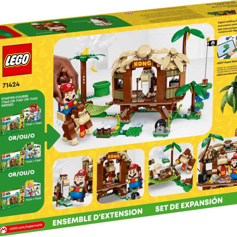 LEGO 71424 Super Mario Uitbreidingsset: Donkey Kongs boomhut - LEGO 71424 alt2