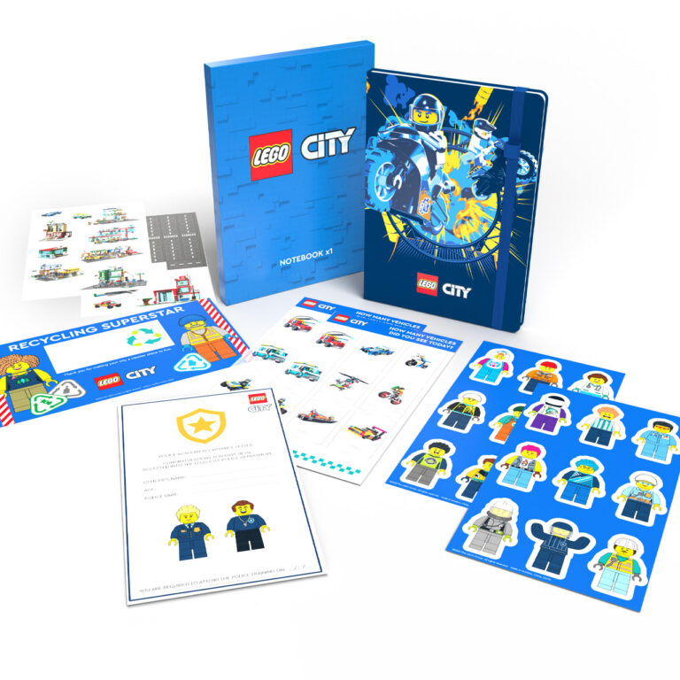 LEGO 103667 CITY Notebook met stickers - LEGO City Notebook