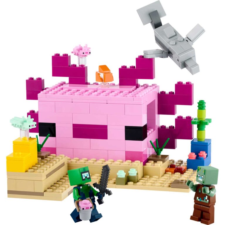 LEGO 21247 Minecraft Het axolotlhuis - LEGO 21247 Prod