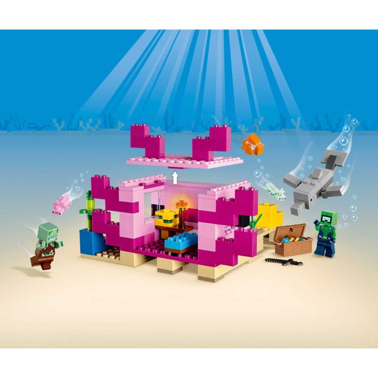 LEGO 21247 Minecraft Het axolotlhuis - LEGO 21247 WEB SEC02