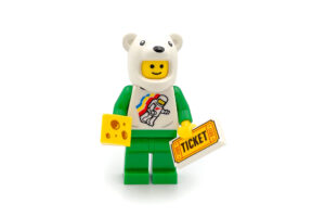 LEGO IJsbeer Ticket & Kaas Minifiguur