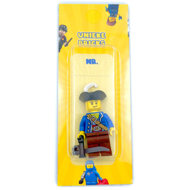 LEGO Piraat 4 minifiguur - LEGO Piraat 4c doosje