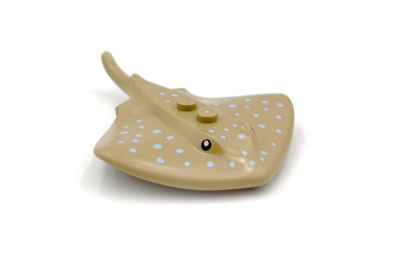 LEGO Stingray Manta Dark Tan dotted - Unieke Bricks - Passie voor LEGO®