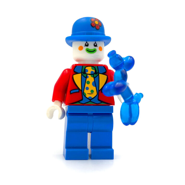 LEGO BAM Clown met blauwe bolhoed (Build a Minifigure) - LEGO clown 2a