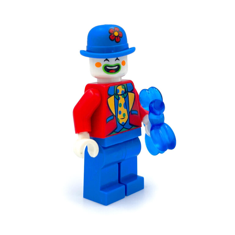 LEGO BAM Clown met blauwe bolhoed (Build a Minifigure) - LEGO clown 2b