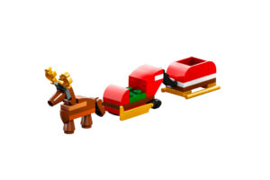 LEGO mini Slee van de Kerstman