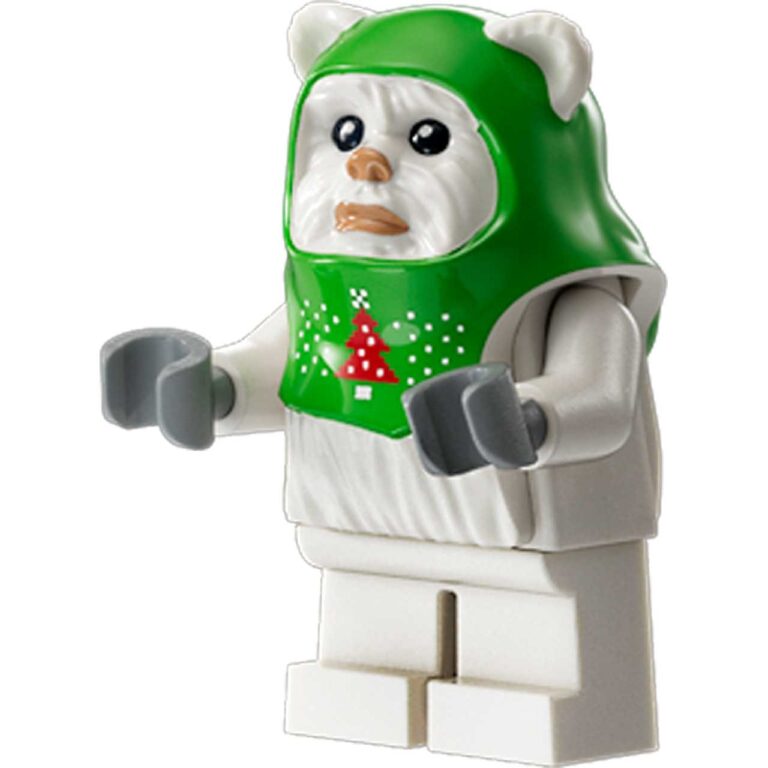 LEGO Star Wars Ewok in Holiday Outfit - LEGO 75366 Back 02 04