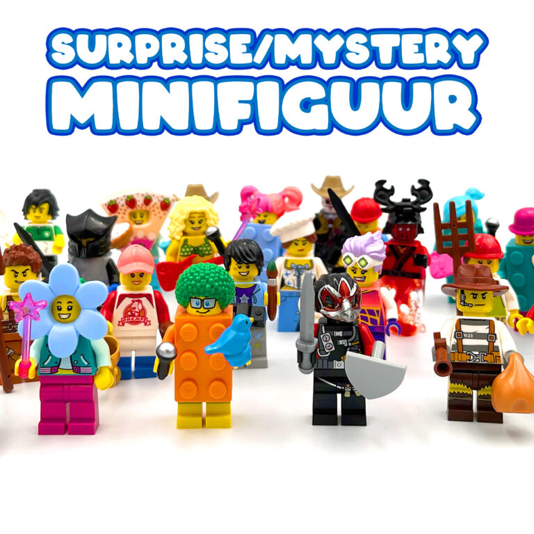 LEGO Surprise Mystery minifiguur - LEGO surprise mystery minifig voorplaat