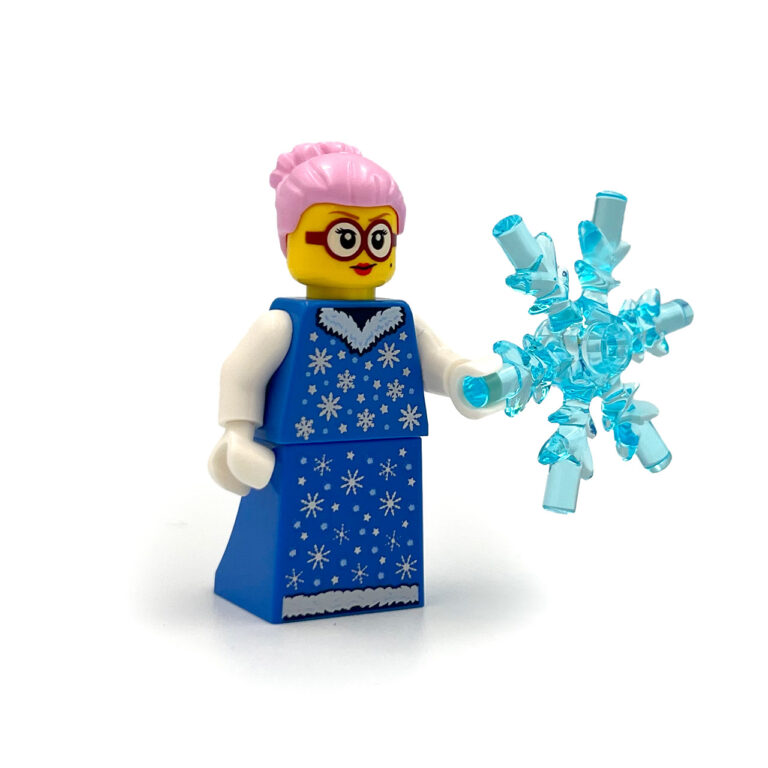 LEGO Sneeuwmeisje met sneeuwvlok - LEGO Sneeuwmeisje 1b