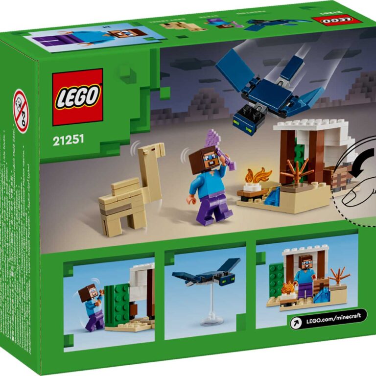 LEGO 21251 Minecraft Steve's woestijnexpeditie - LEGO 21251 Box5 v29