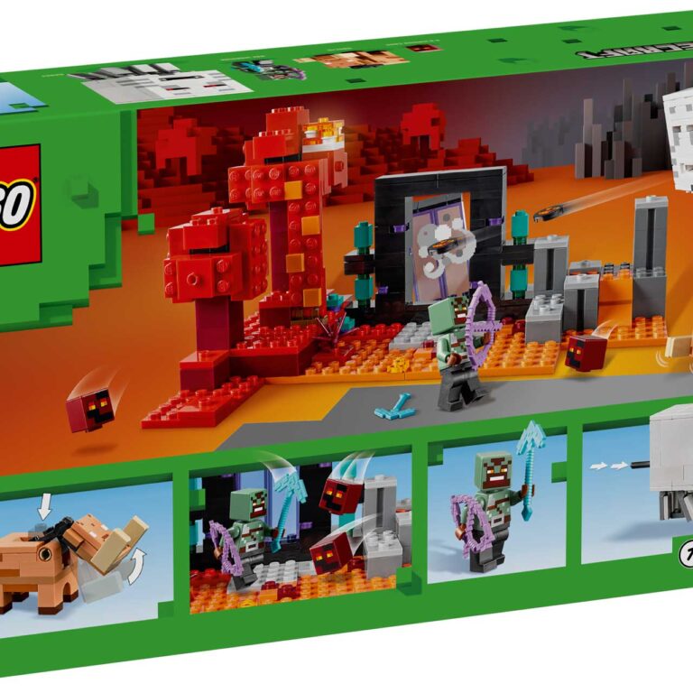 LEGO 21255 Minecraft Hinderlaag bij het Nether-portaal - LEGO 21255 Box5 v29