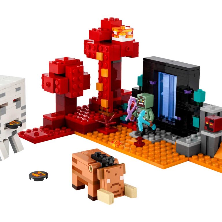 LEGO 21255 Minecraft Hinderlaag bij het Nether-portaal - LEGO 21255 Prod