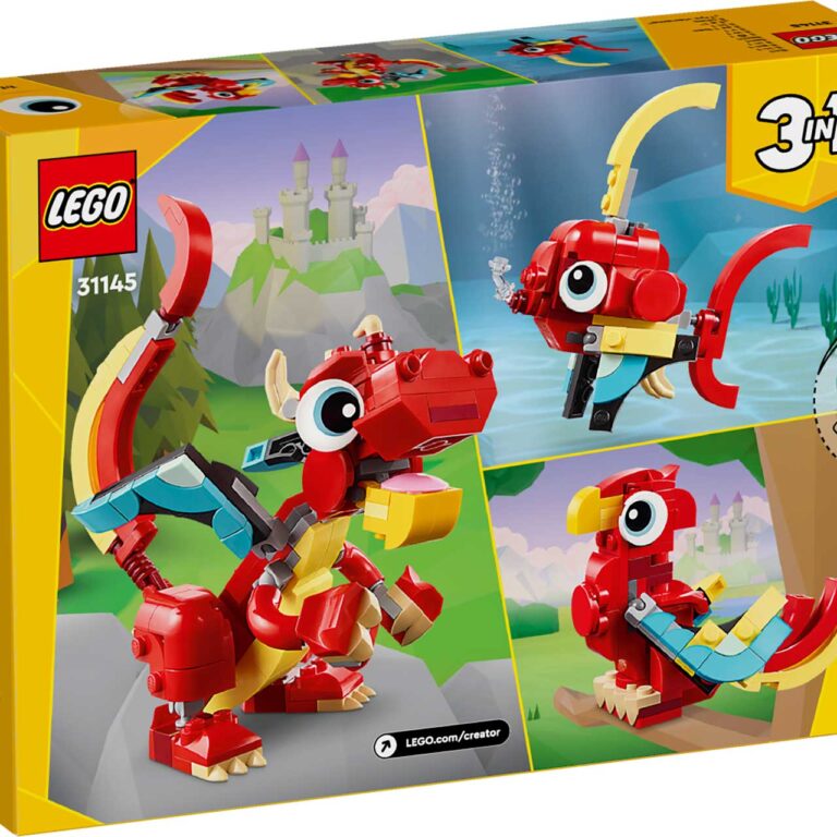 LEGO 31145 Creator Rode draak - LEGO 31145 Box5 v29