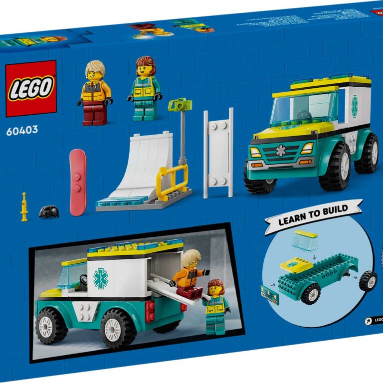 LEGO 60403 Ambulance en snowboarder - LEGO 60403 Box5 v29