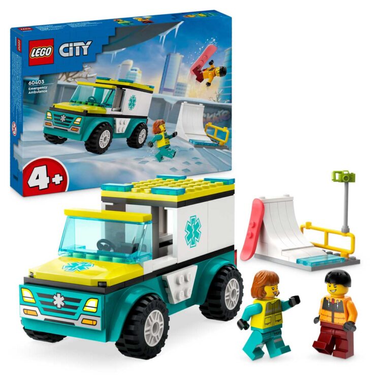 LEGO 60403 Ambulance en snowboarder - LEGO 60403 boxprod v29 WE sha