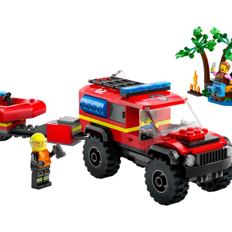 LEGO 60412 City 4x4 brandweerauto met reddingsboot - LEGO 60412 Prod