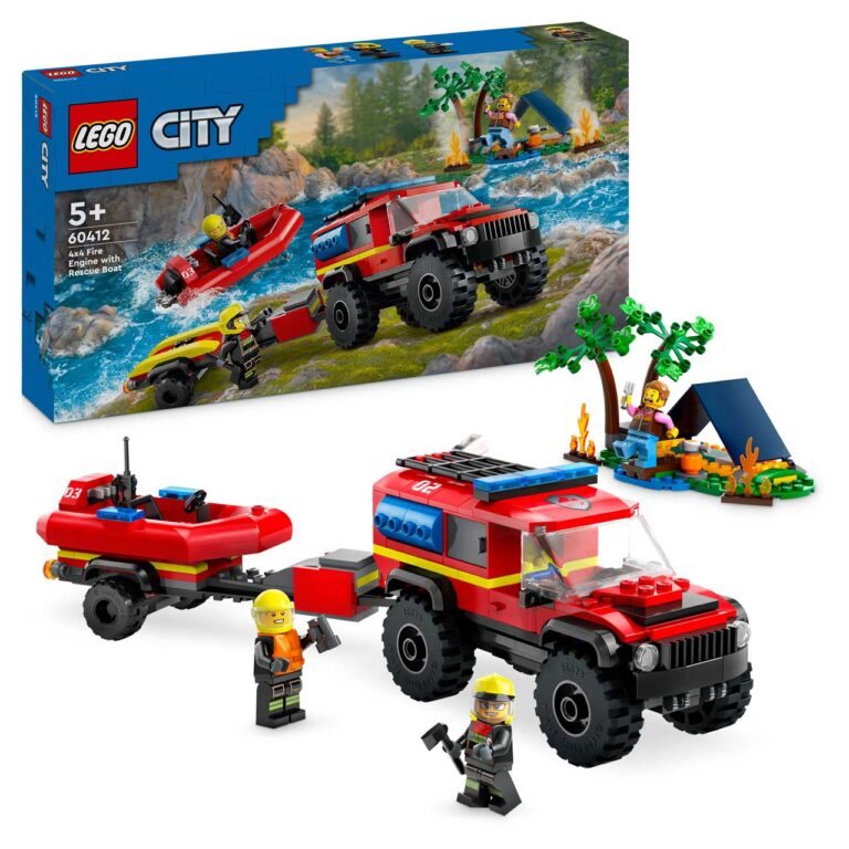 LEGO 60412 City 4x4 brandweerauto met reddingsboot - LEGO 60412 boxprod v29 WE sha