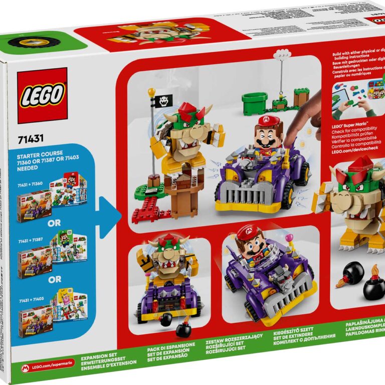 LEGO 71431 Super Mario Uitbreidingsset: Bowsers bolide - LEGO 71431 Box5 v29