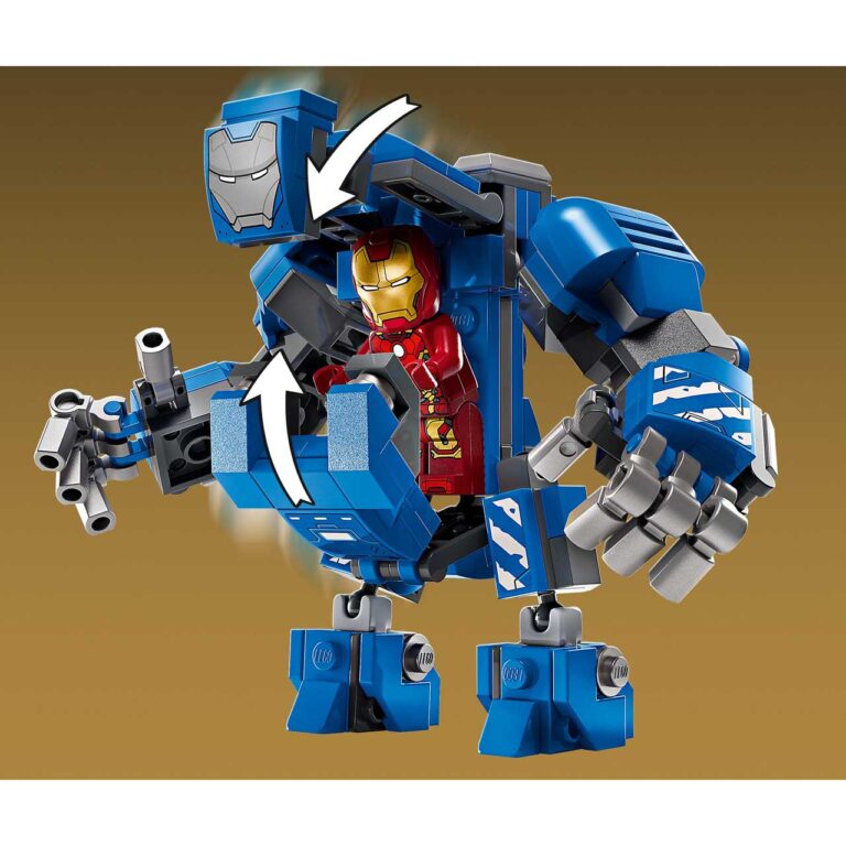 LEGO 76315 Marvel Iron Man's Laboratory: Hall of Armor - LEGO 76315 WEB SEC03