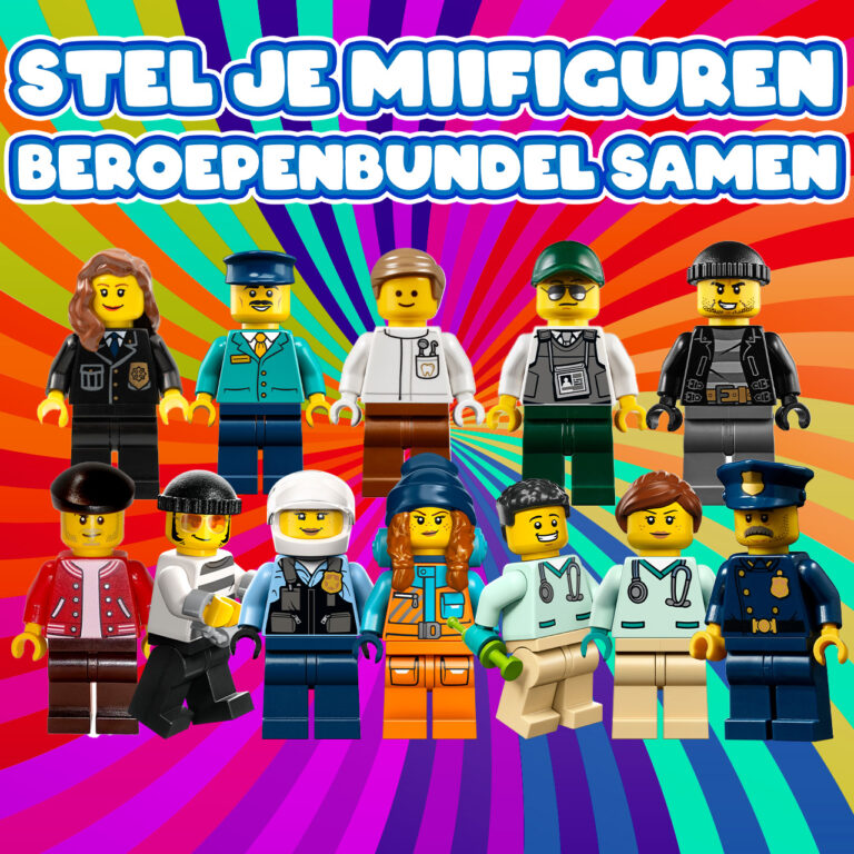 LEGO 4 Beroepen minifiguren - LEGO Beroepenbundel