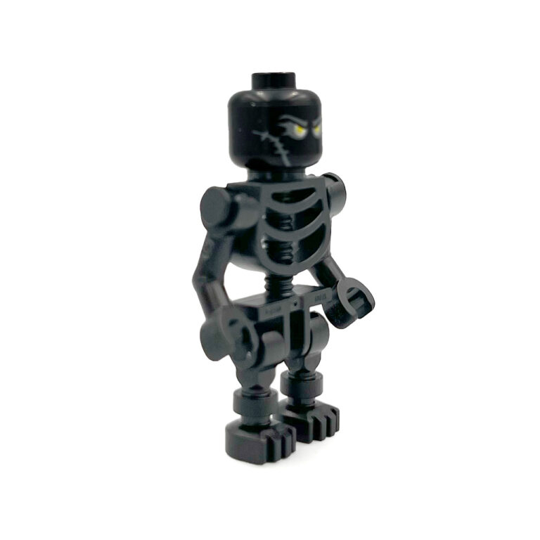 LEGO Zwart bezeten Skelet minifiguur - LEGO zwart skelet 2