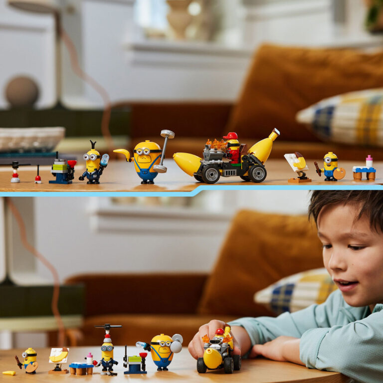 LEGO 75580 Minions - Minions en bananenauto - 75580 WE Lifestyle