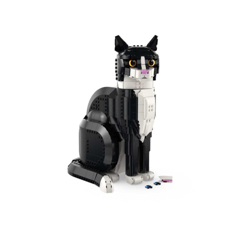 LEGO 21349 Ideas Zwart-witte kat (Tuxedo cat) - LEGO 21349 360 SoMe thumbnail