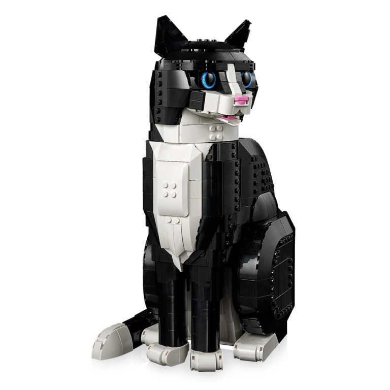 LEGO 21349 Ideas Zwart-witte kat (Tuxedo cat) - LEGO 21349 WEB SEC03 NOBG