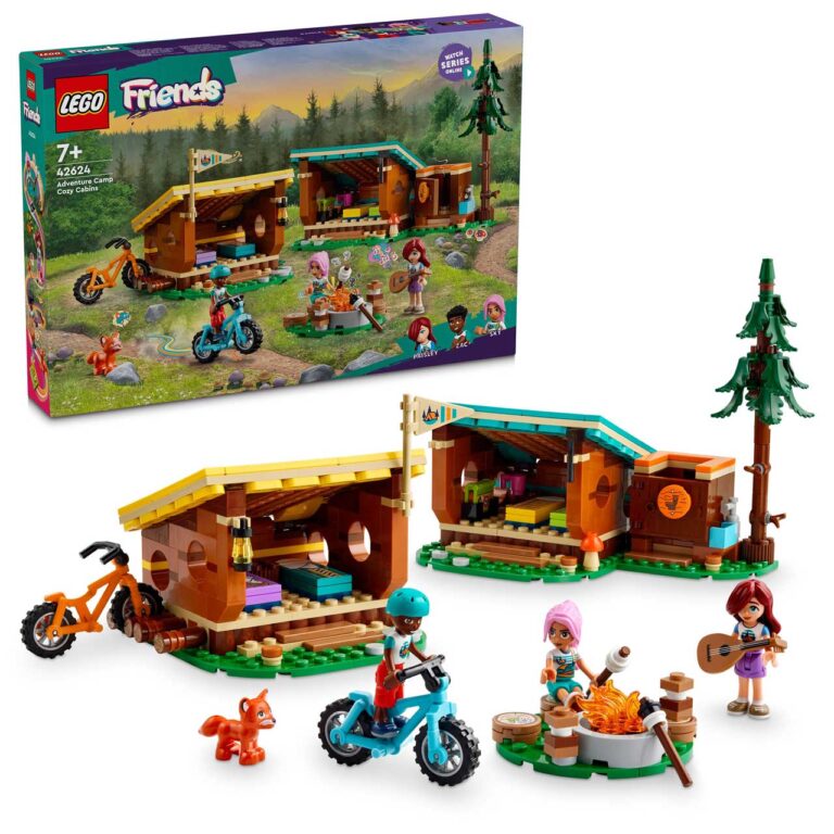 LEGO 42624 Friends Avonturenkamp knusse boshutten - LEGO 42624 boxprod v29 sha