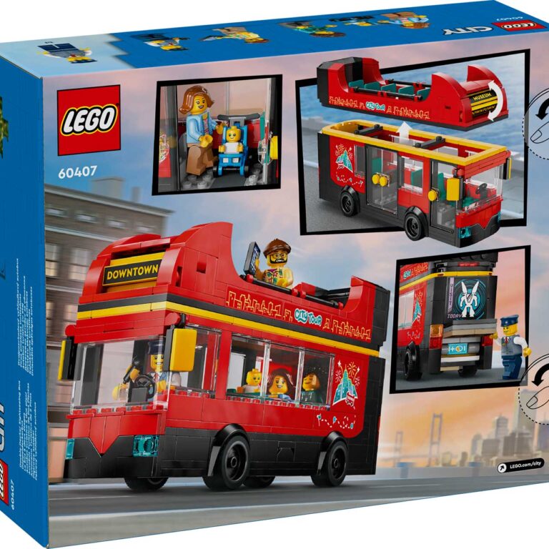 LEGO 60407 City Toeristische rode dubbeldekker - LEGO 60407 Box5 v29