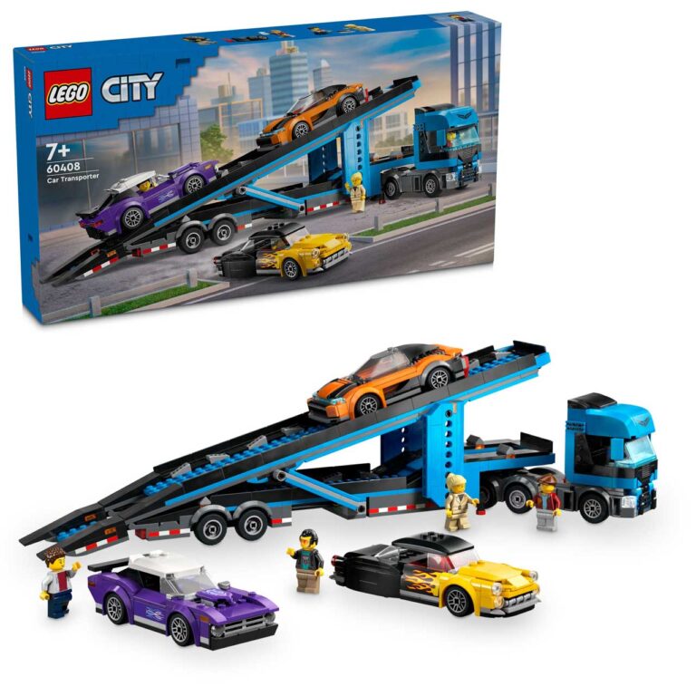 LEGO 60408 City Transportvoertuig met sportauto's - LEGO 60408 boxprod v29 sha