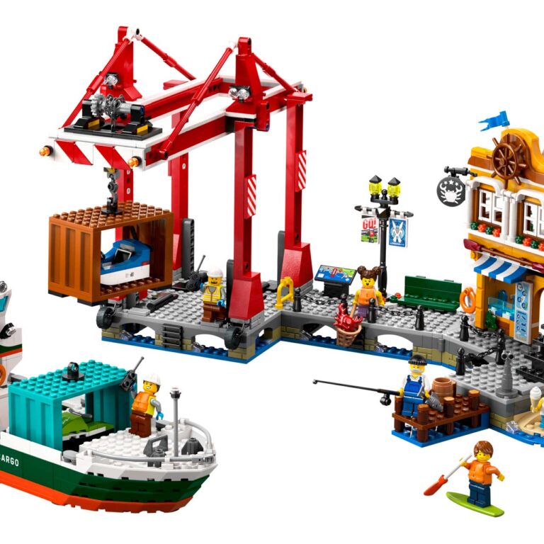 LEGO 60422 City Haven met vrachtschip - LEGO 60422 Prod