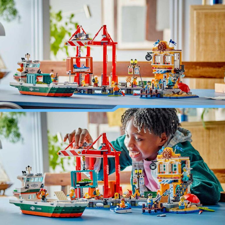 LEGO 60422 City Haven met vrachtschip - LEGO 60422 WE Lifestyle