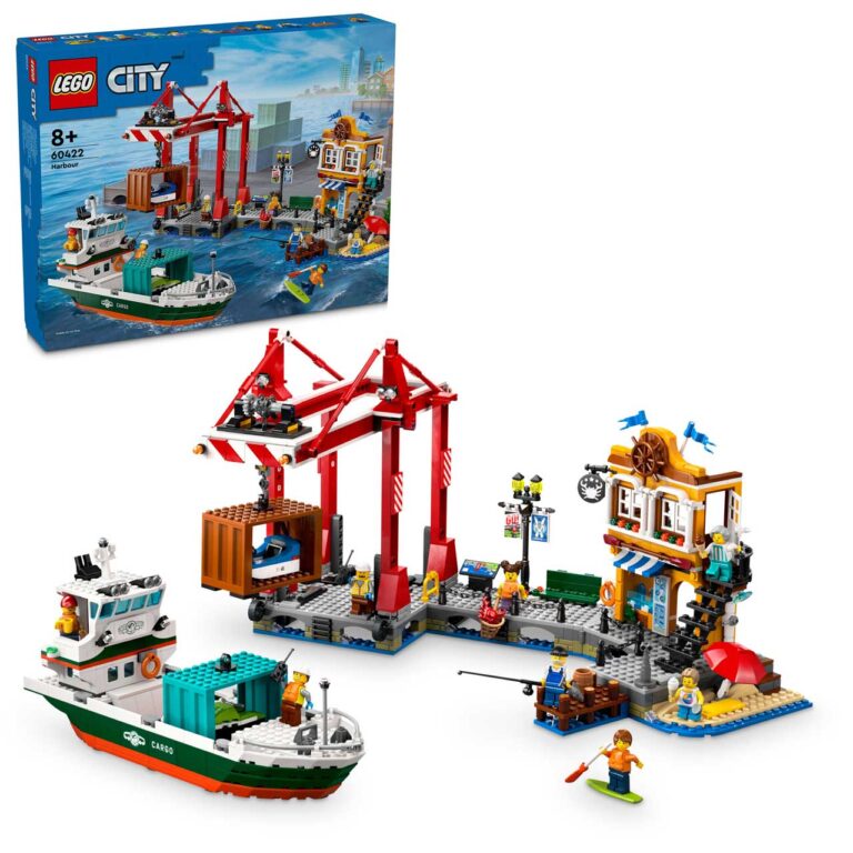 LEGO 60422 City Haven met vrachtschip - LEGO 60422 boxprod v29 sha