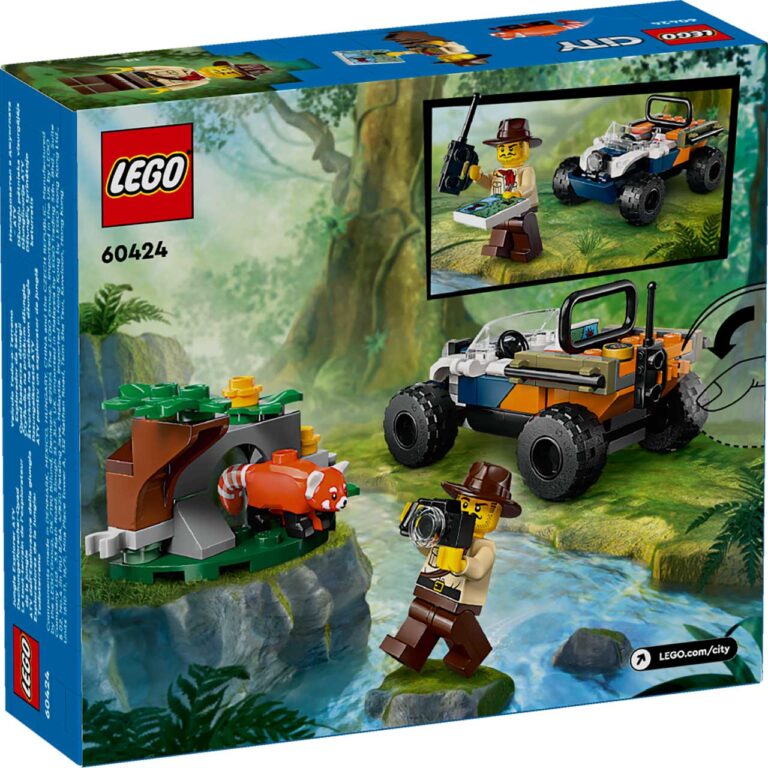 LEGO 60424 City Jungleonderzoekers: rode panda-missie met terreinwagen - LEGO 60424 Box5 v29