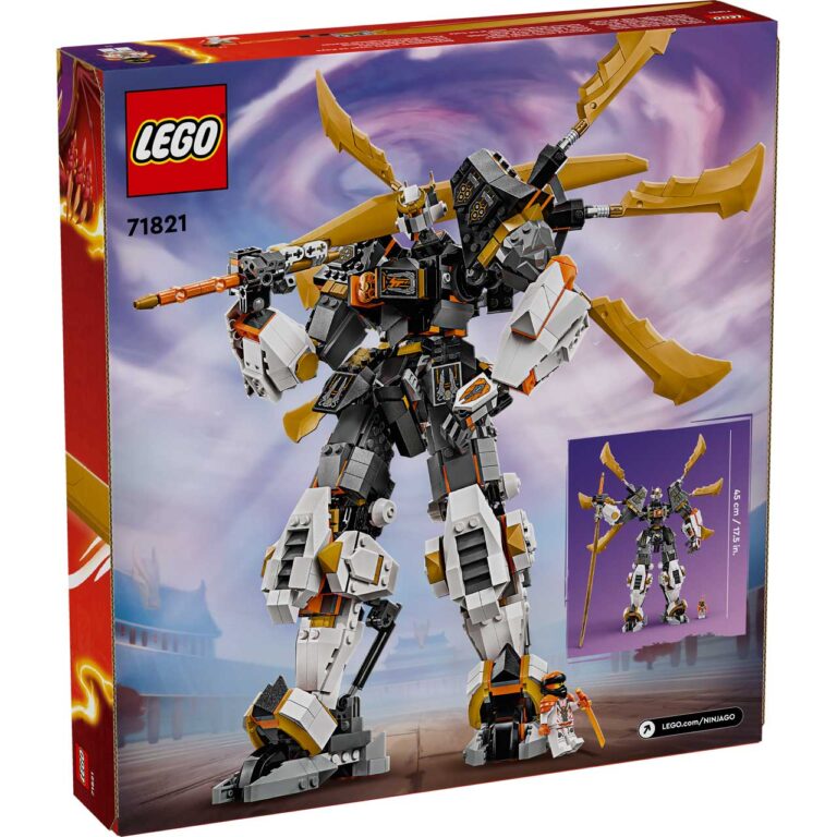 LEGO 71821 Ninjago Cole's reusachtige drakenmecha - LEGO 71821 Box5 v29