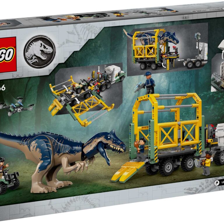 LEGO 76966 Jurassic World Dinosaurusmissies: Allosaurus transporttruck - LEGO 76966 Box5 v39